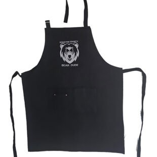 Bear Dude Embroidered BBQ Apron (Old Style On Clearance)
